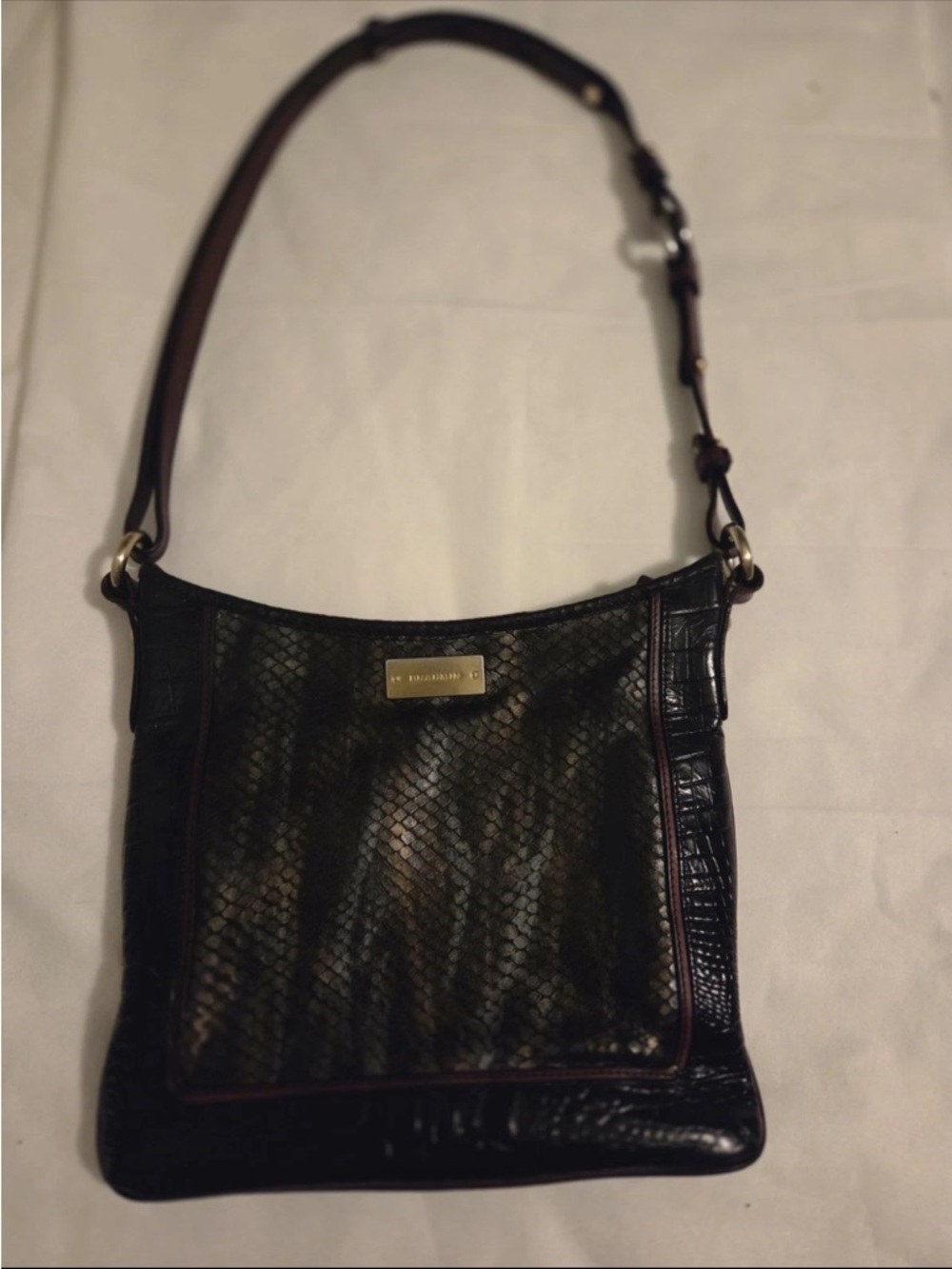 Brahmin black brown boa
